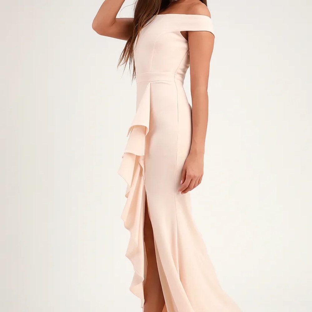 Lulu’s Ruffle Maxi Dress